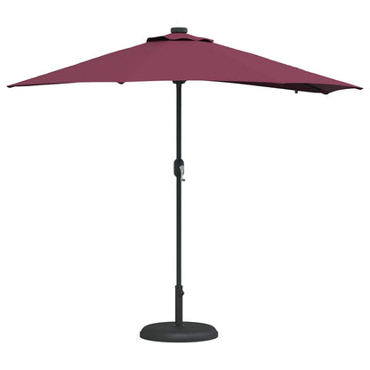 vidaXL Garten-Sonnenschirm Bordeauxrot 294 x 150 x 223 cm