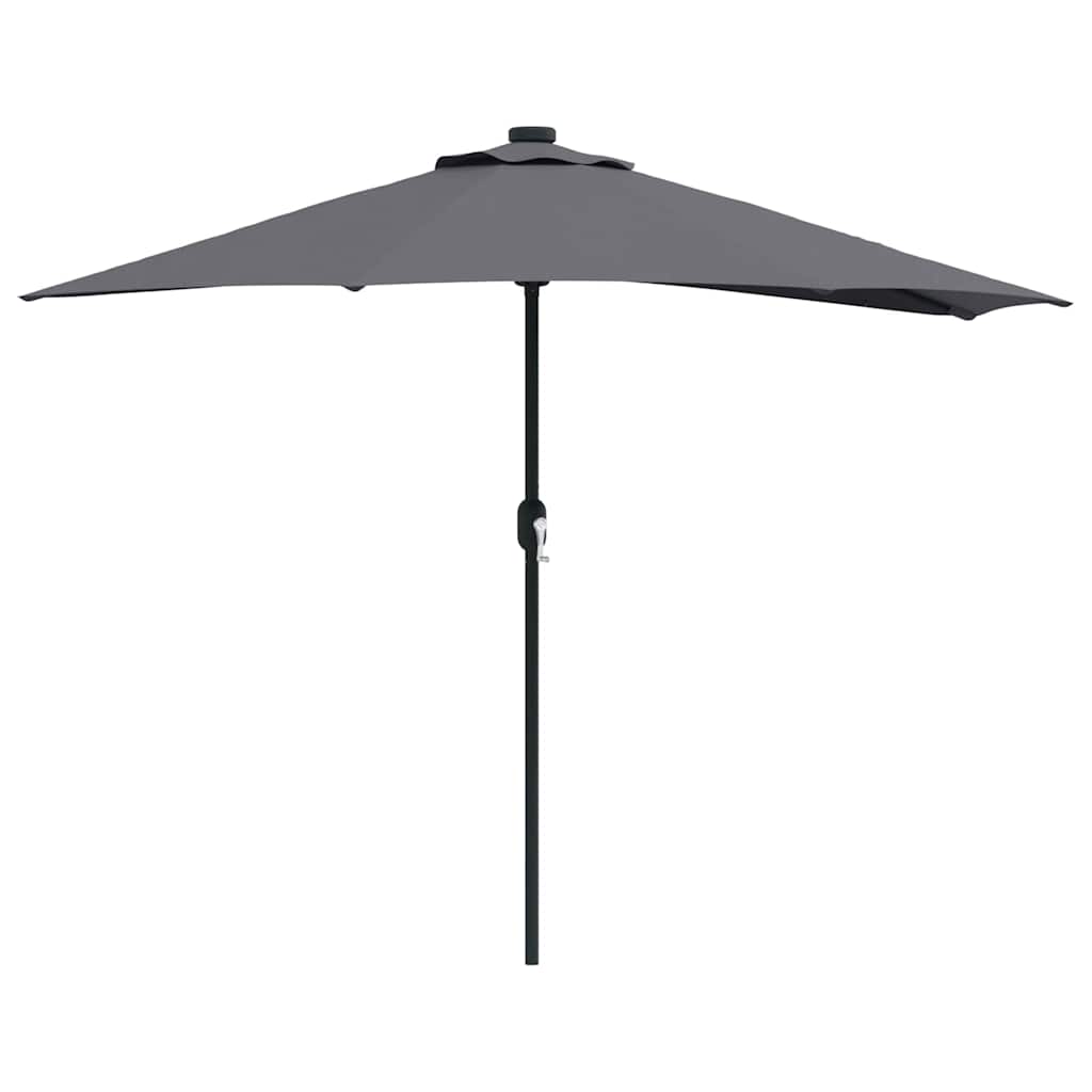 vidaXL Garten-Sonnenschirm Anthrazit 294 x 150 x 224 cm