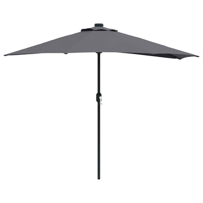 vidaXL Garten-Sonnenschirm Anthrazit 294 x 150 x 224 cm