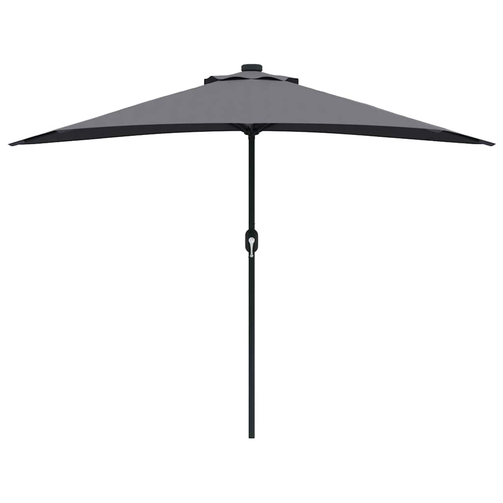 vidaXL Garten-Sonnenschirm Anthrazit 294 x 150 x 224 cm