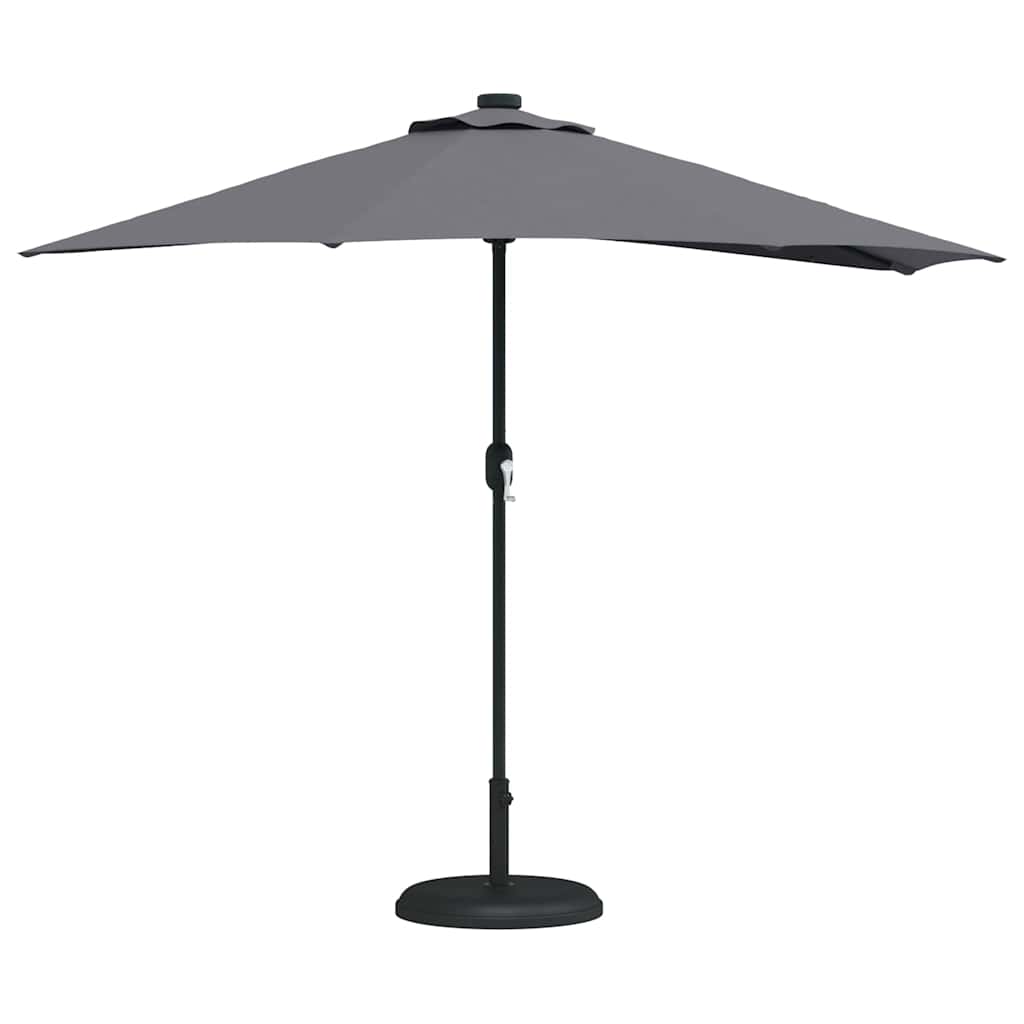vidaXL Garten-Sonnenschirm Anthrazit 294 x 150 x 224 cm