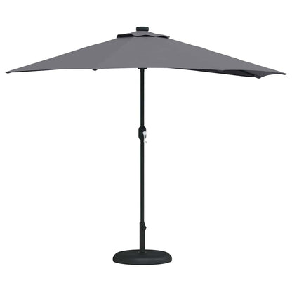 vidaXL Garten-Sonnenschirm Anthrazit 294 x 150 x 224 cm