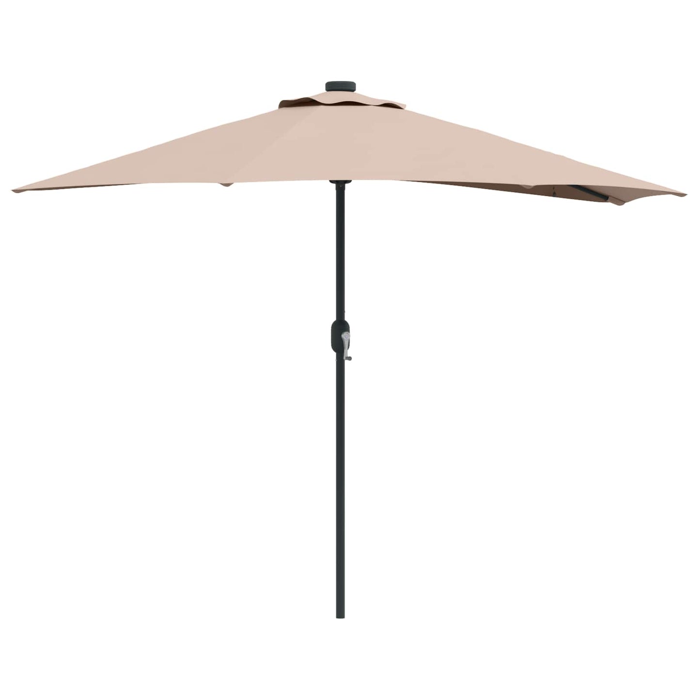 vidaXL Garten-Sonnenschirm Taupe 294 x 150 x 224 cm