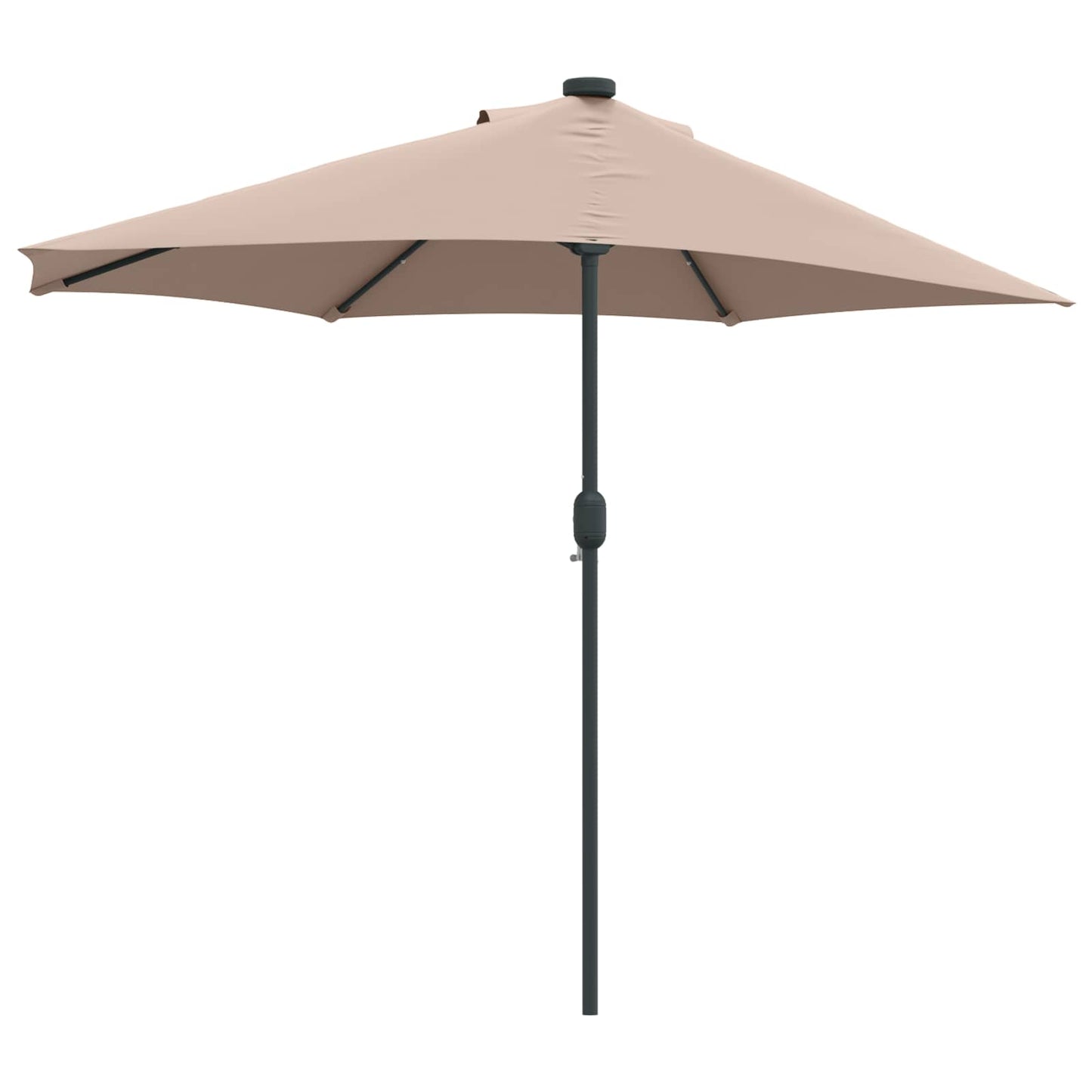 vidaXL Garten-Sonnenschirm Taupe 294 x 150 x 224 cm