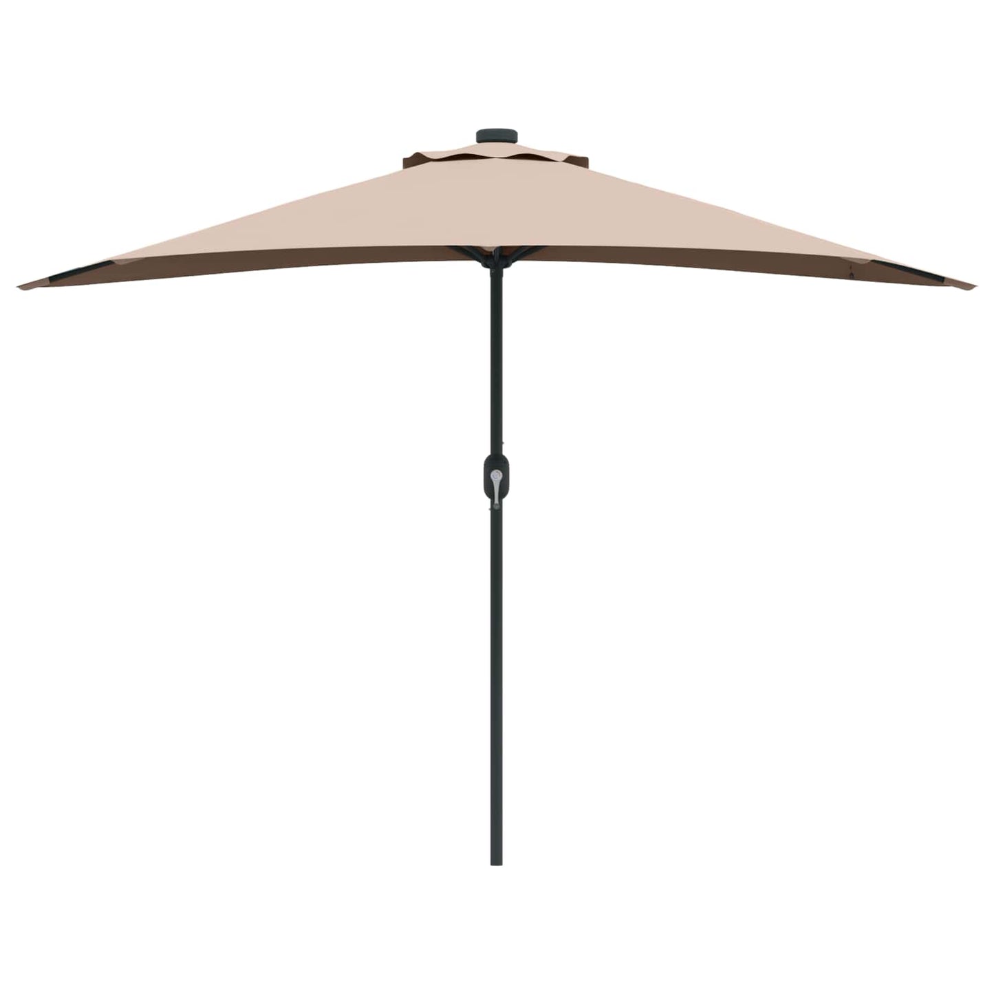 vidaXL Garten-Sonnenschirm Taupe 294 x 150 x 224 cm