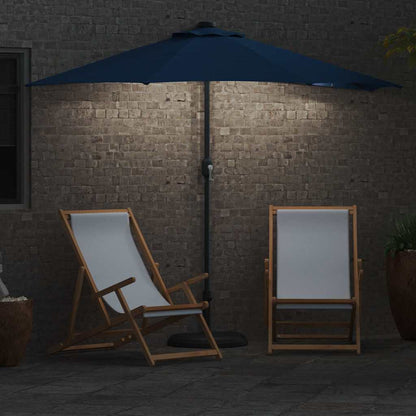 vidaXL Garten-Sonnenschirm Azurblau 294 x 150 x 224 cm