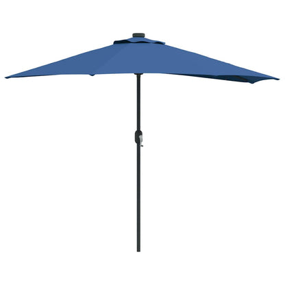 vidaXL Garten-Sonnenschirm Azurblau 294 x 150 x 224 cm