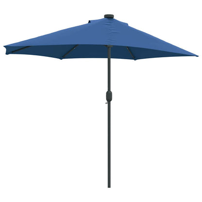 vidaXL Garten-Sonnenschirm Azurblau 294 x 150 x 224 cm