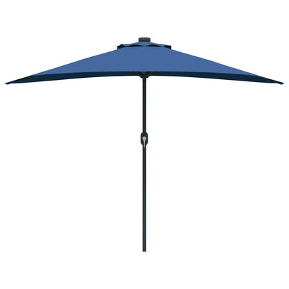 vidaXL Garten-Sonnenschirm Azurblau 294 x 150 x 224 cm