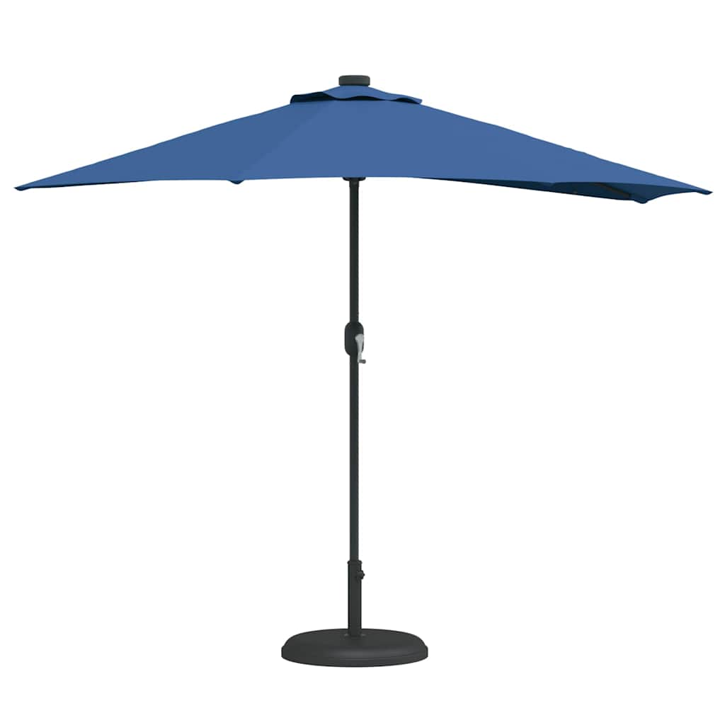 vidaXL Garten-Sonnenschirm Azurblau 294 x 150 x 224 cm