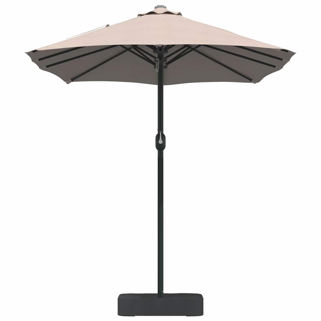 Garten-Sonnenschirm Taupe 385 x 209 x 244 cm