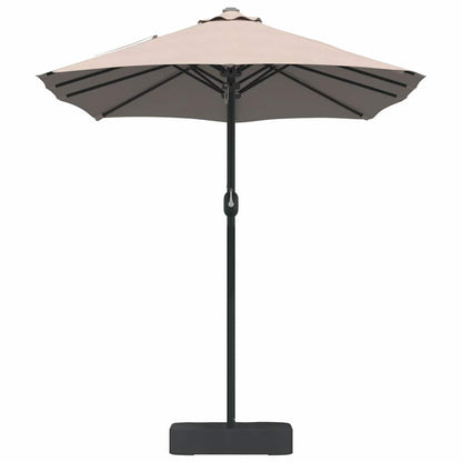 Garten-Sonnenschirm Taupe 385 x 209 x 244 cm