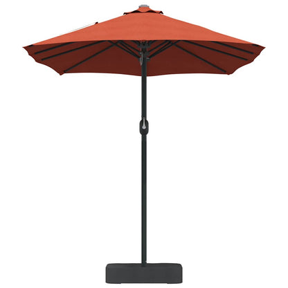 vidaXL Garten-Sonnenschirm Terrakotta 385 x 209 x 244 cm