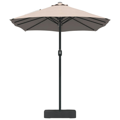 Garten-Sonnenschirm Taupe 385 x 209 x 244 cm Polyester