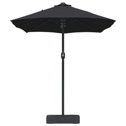 Garten-Sonnenschirm Schwarz 385 x 209 x 244 cm Polyester