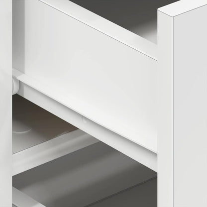 Sideboard mit Schubladen Weiß 120 x 36 x 69 cm Holzwerkstoff