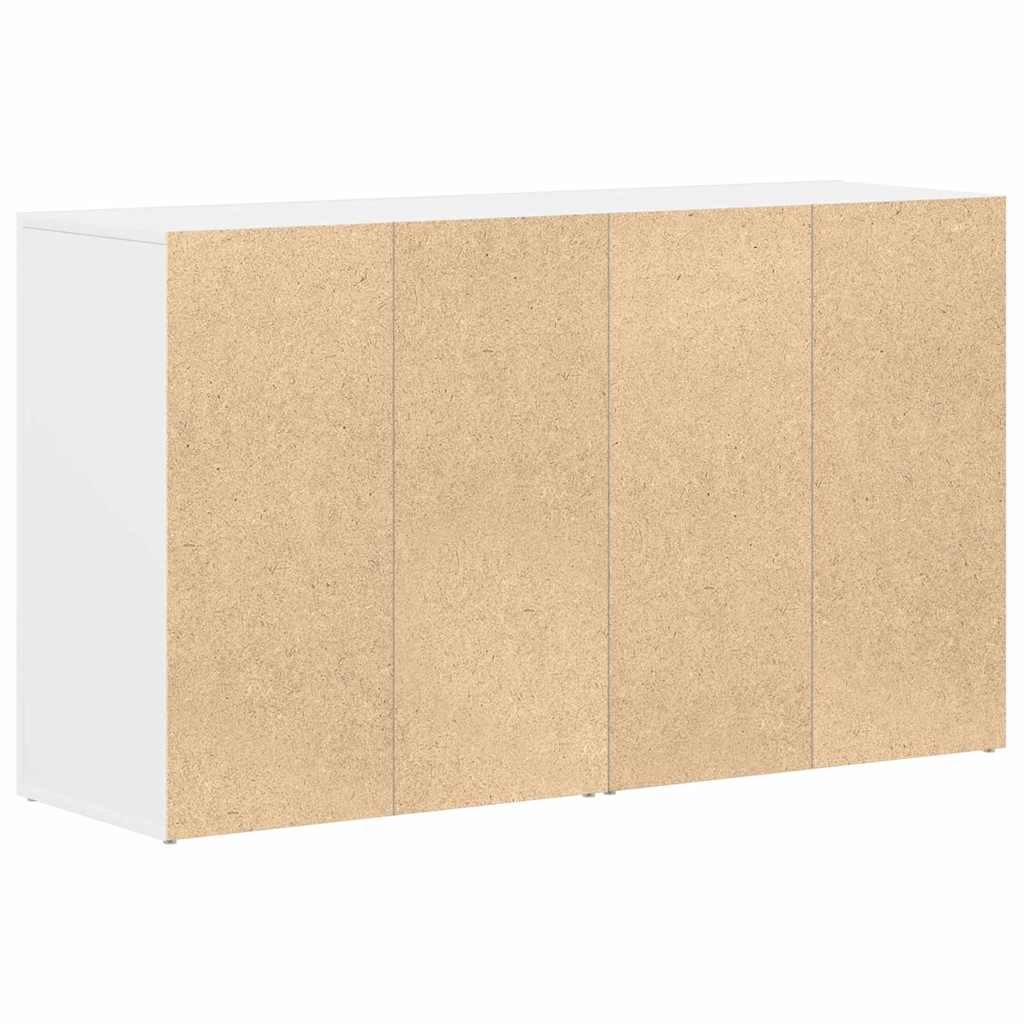 Sideboard mit Schubladen Weiß 120 x 36 x 69 cm Holzwerkstoff