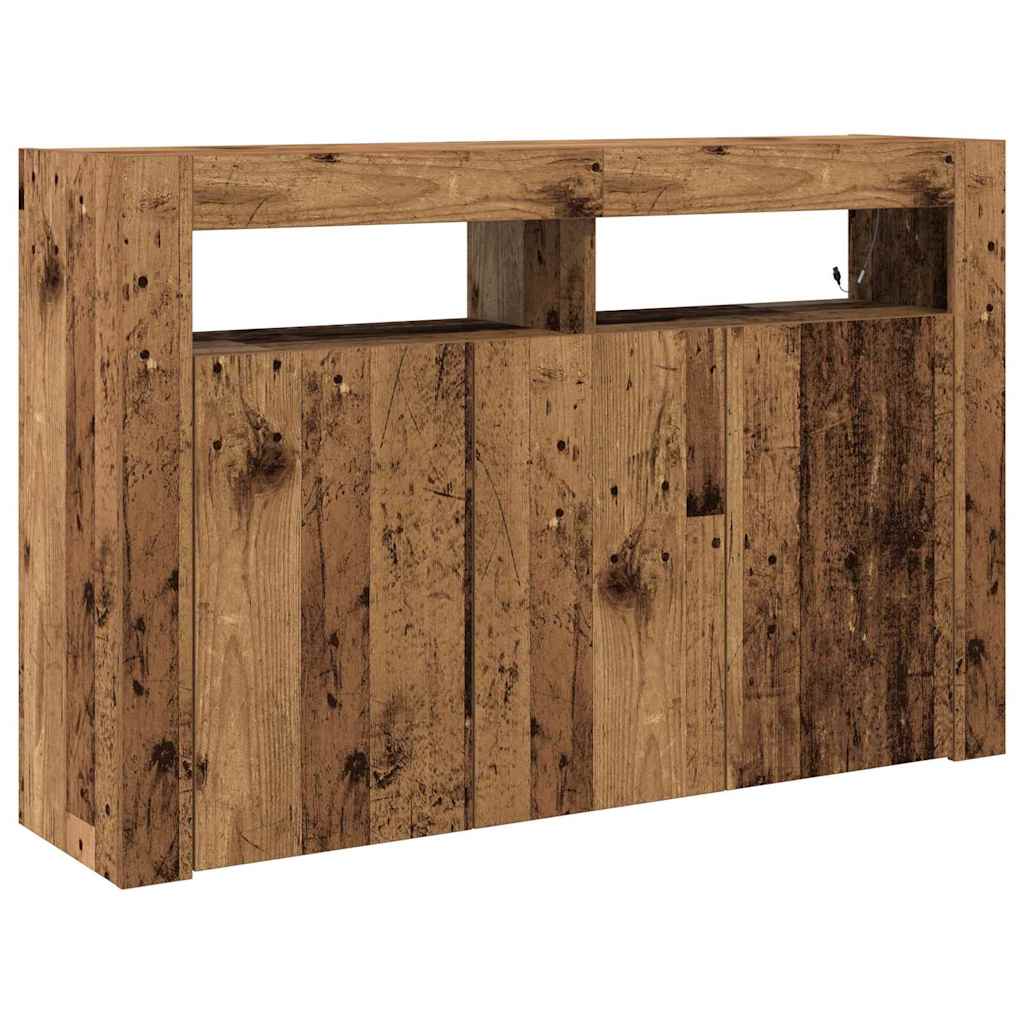 Sideboard Altholz 116 x 30 x 75 cm Holzwerkstoff