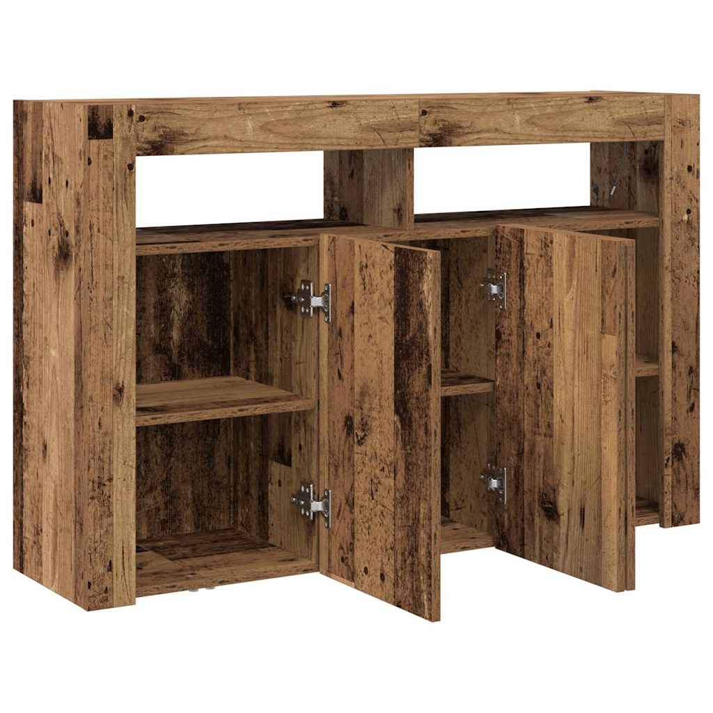 Sideboard Altholz 116 x 30 x 75 cm Holzwerkstoff