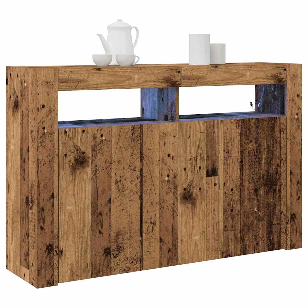 Sideboard Altholz 116 x 30 x 75 cm Holzwerkstoff
