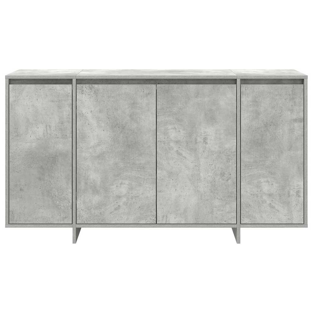 Sideboard Beton Grau 135 x 41 x 75 cm Holzwerkstoff