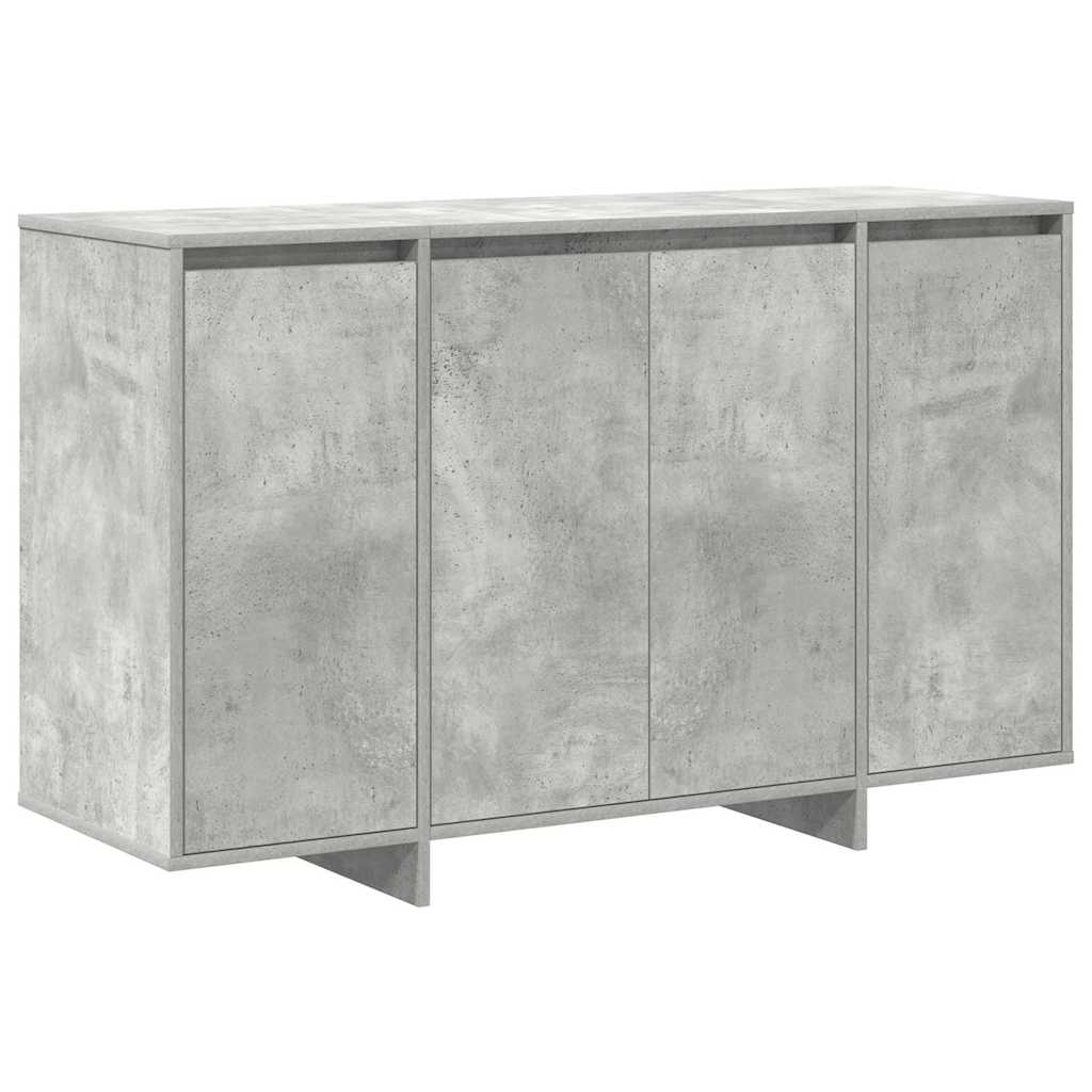 Sideboard Betongrau 120 x 41 x 75 cm Holzwerkstoff