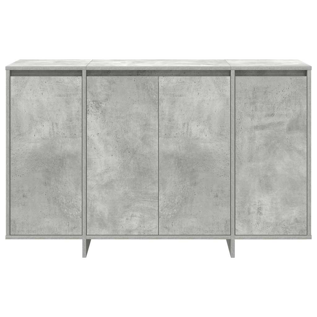 Sideboard Betongrau 120 x 41 x 75 cm Holzwerkstoff
