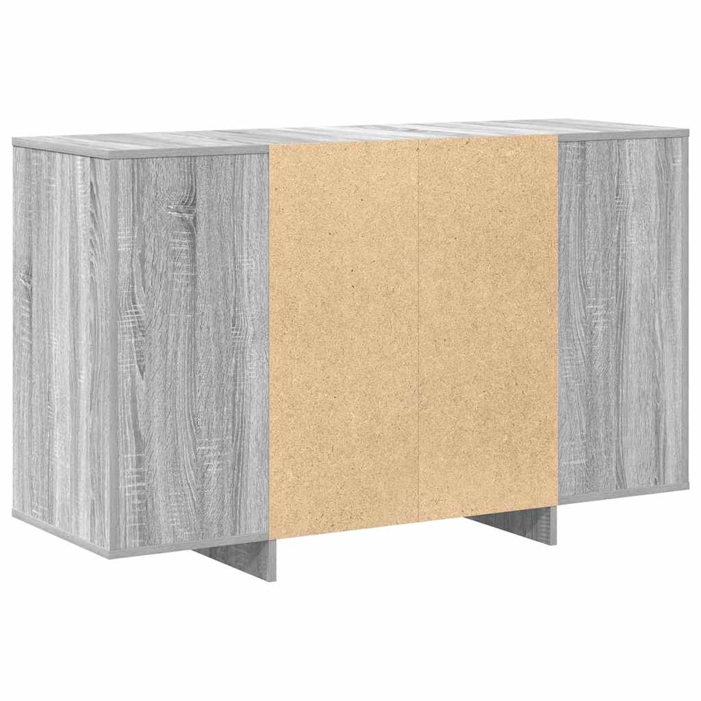 Sideboard Grau Sonoma 120 x 41 x 75 cm Holzwerkstoff