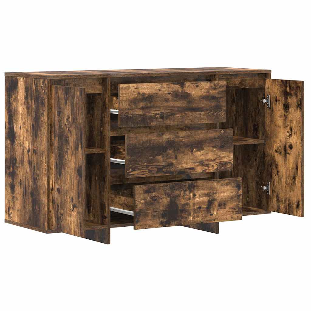 Sideboard Geräucherte Eiche 120 x 41 x 75 cm Holzwerkstoff