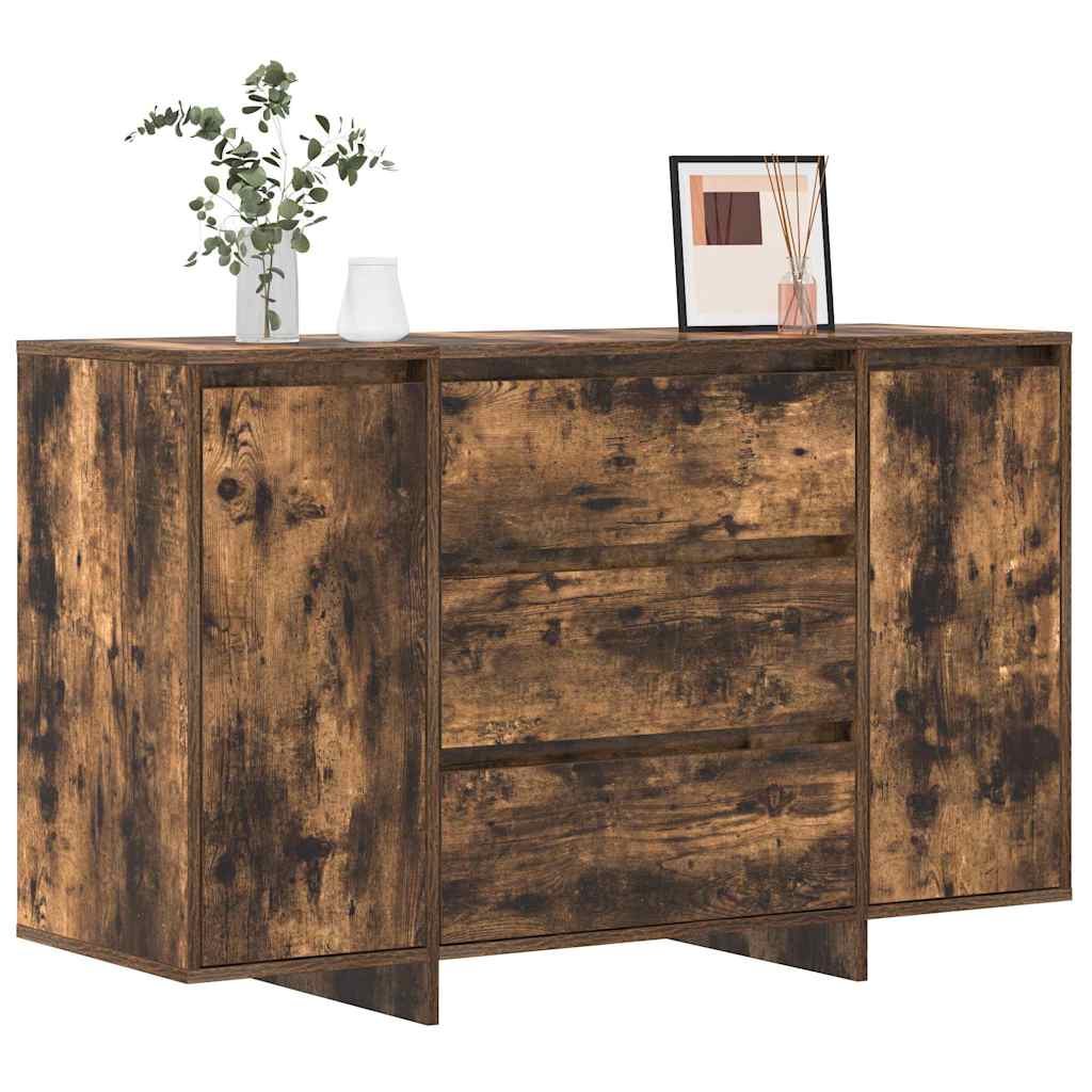Sideboard Geräucherte Eiche 120 x 41 x 75 cm Holzwerkstoff