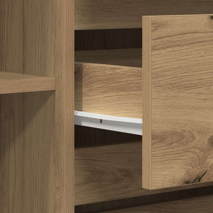 vidaXL Sideboard Artisan-Eiche 120 x 41 x 75 cm Holzwerkstoff
