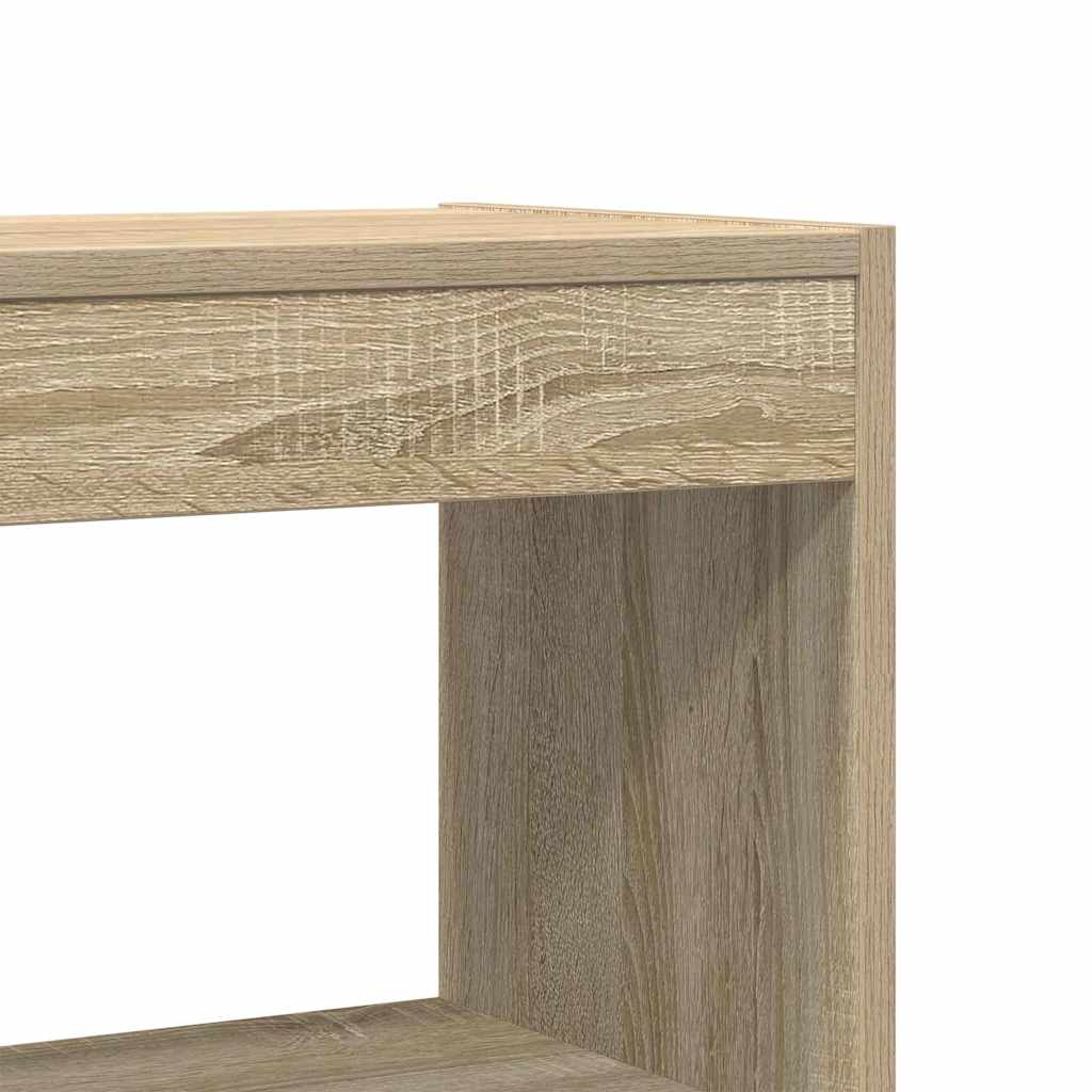vidaXL Bücherregal Sonoma-Eiche 80 x 30 x 198 cm Holzwerkstoff