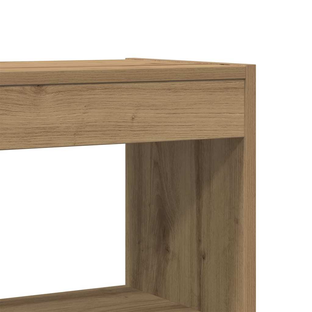vidaXL Bücherregal Artisan-Eiche 80 x 30 x 198 cm Holzwerkstoff