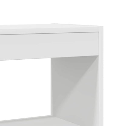 vidaXL Bücherregal Weiß 100 x 30 x 198 cm Holzwerkstoff