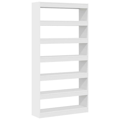 vidaXL Bücherregal Weiß 100 x 30 x 198 cm Holzwerkstoff