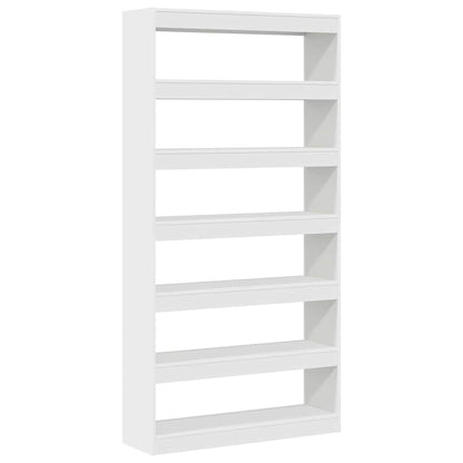 vidaXL Bücherregal Weiß 100 x 30 x 198 cm Holzwerkstoff