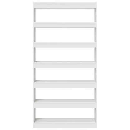 vidaXL Bücherregal Weiß 100 x 30 x 198 cm Holzwerkstoff