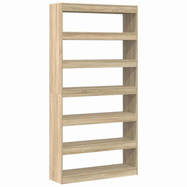 vidaXL Bücherregal Sonoma-Eiche 100 x 30 x 198 cm Holzwerkstoff