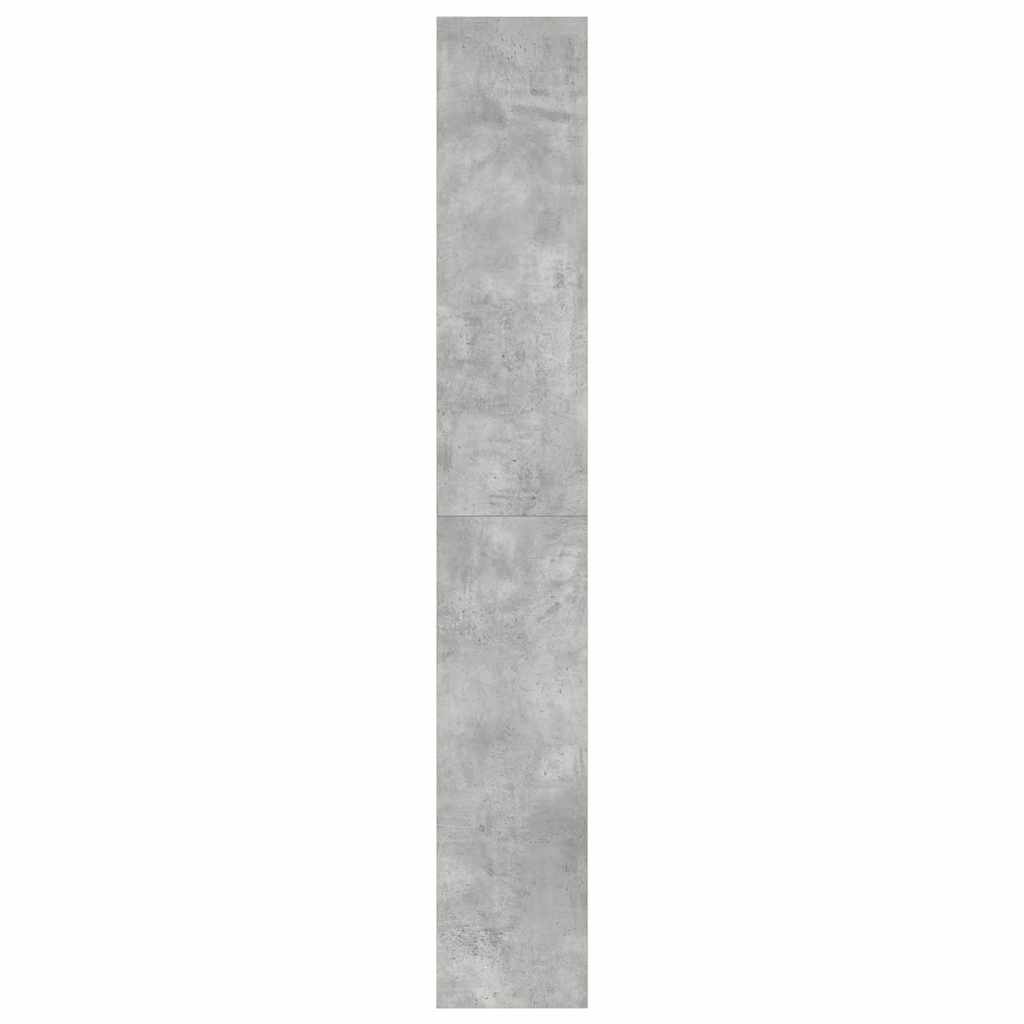 vidaXL Bücherregal Beton Grau 100 x 30 x 198 cm Holzwerkstoff