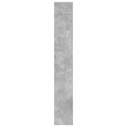 vidaXL Bücherregal Beton Grau 100 x 30 x 198 cm Holzwerkstoff