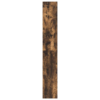vidaXL Bücherregal Geräucherte Eiche 100 x 30 x 198 cm Holzwerkstoff