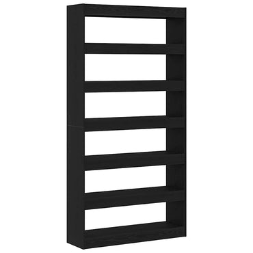 vidaXL Bücherregal Schwarz 100 x 30 x 198 cm Holzwerkstoff