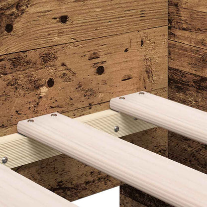 Tagesbett mit Kopfteil Altholz 90 x 200 cm Holzwerkstoff