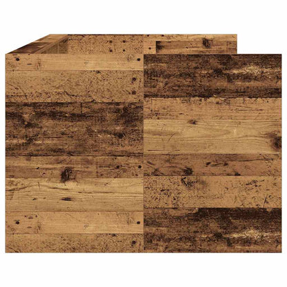 Tagesbett mit Kopfteil Altholz 90 x 200 cm Holzwerkstoff