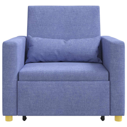Ausziehbare Schlafcouch Einzel Jeans blau 90 x 165 x 87 cm