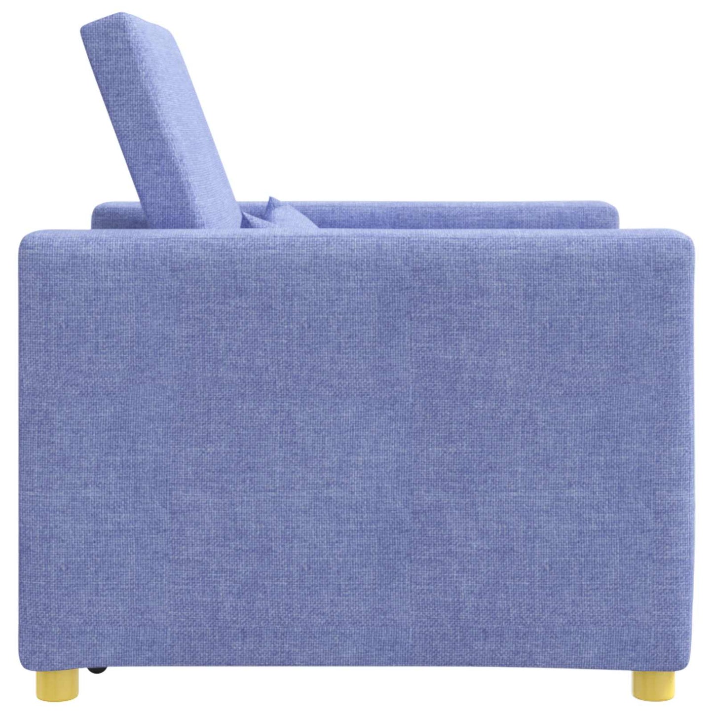 Ausziehbare Schlafcouch Einzel Jeans blau 90 x 165 x 87 cm