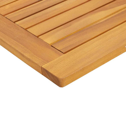 vidaXL Tischplatte Öl-Natur 80 x 40 x 2 cm Massivholz Akazie