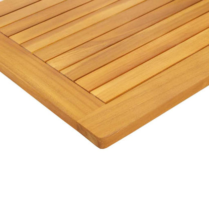 vidaXL Tischplatte Öl-Natur 100 x 50 x 2 cm Massivholz Akazie