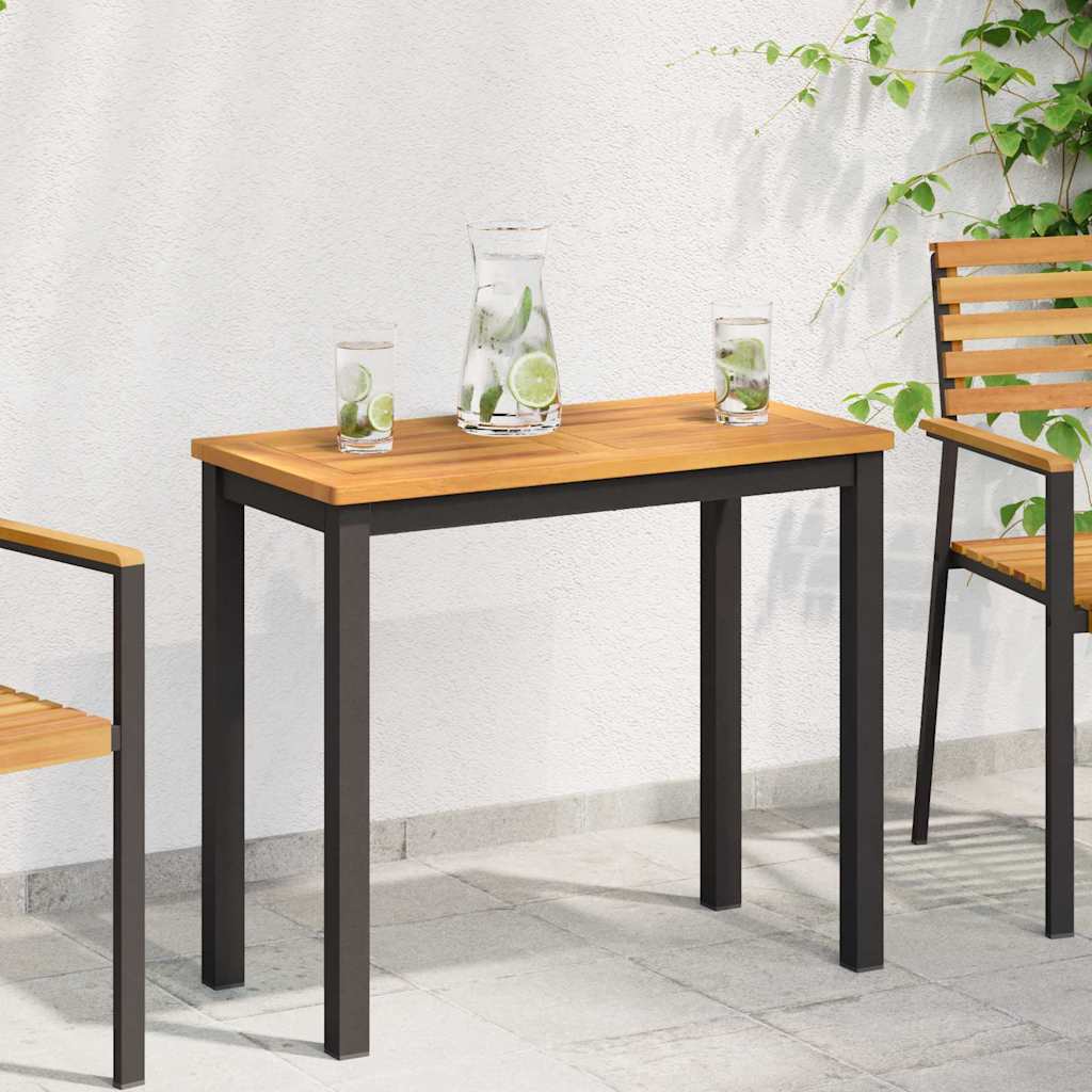 vidaXL Tischplatte Öl-Natur 100 x 50 x 2 cm Massivholz Akazie