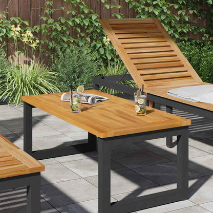 vidaXL Tischplatte Öl-Natur 100 x 50 x 2 cm Massivholz Akazie